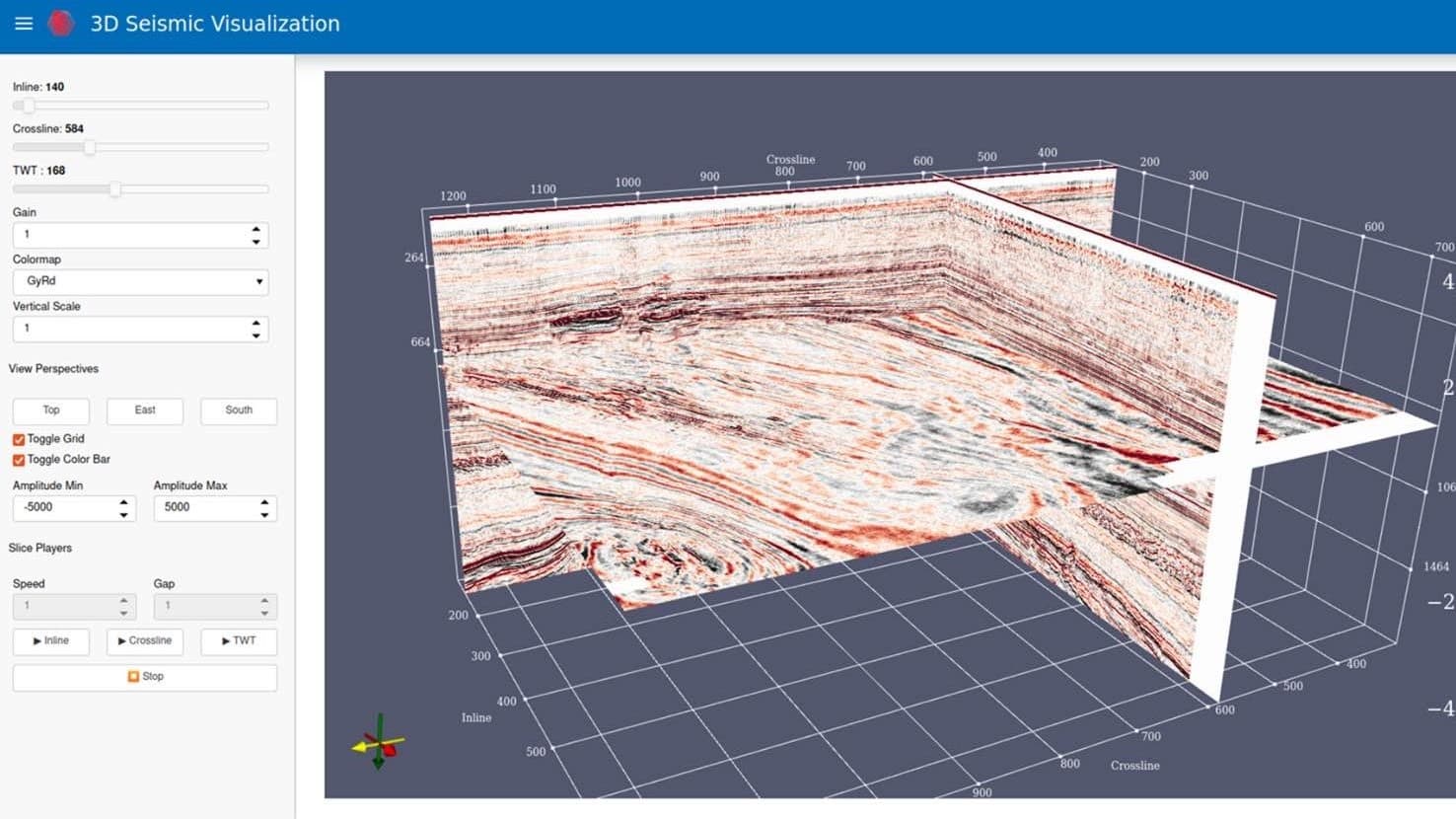 Seismic Data 3D Visualiser